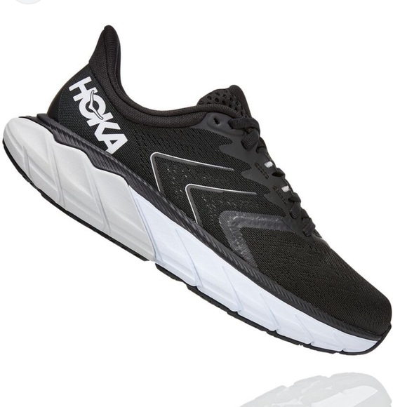 Hoka Other - Hoka Arahi 5 Men's Black & White Lightweight Running Sneakers